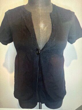 Vince Cashmere Black Cardigan